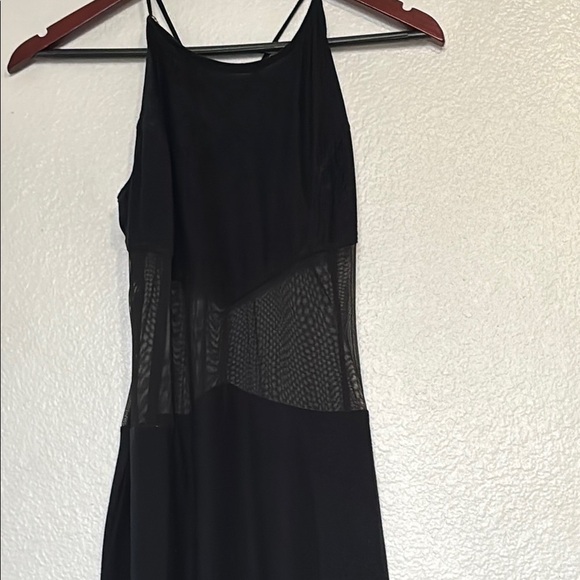 BASIC USA DownEast Black Sheath Halter Maxi Dress size S - Picture 1 of 7